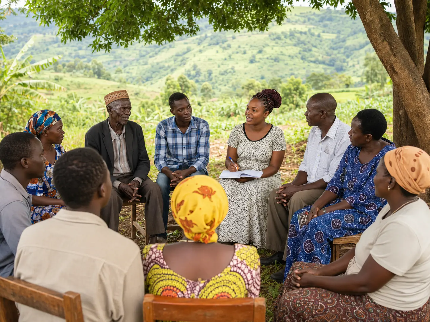 An illustrative community dialogue in rural western Uganda